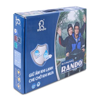 Mua Bộ áo mưa 2 lớp cao cấp Rando dùng 1 lần là thích