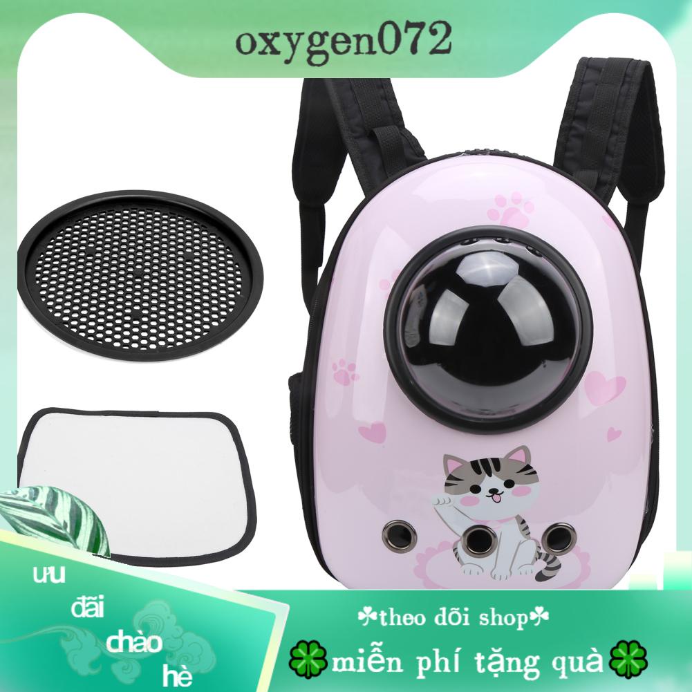 Oxygen072 Balo Bong bóng cho Mèo và Chó con không thấm nước Di động Du lịch Không gian Knapsack Capsule