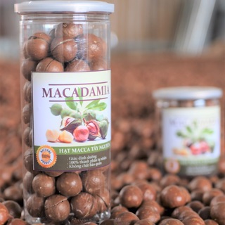 Hạt macca nứt vỏ hộp 500g loại 1 nhà trồng tại daklak