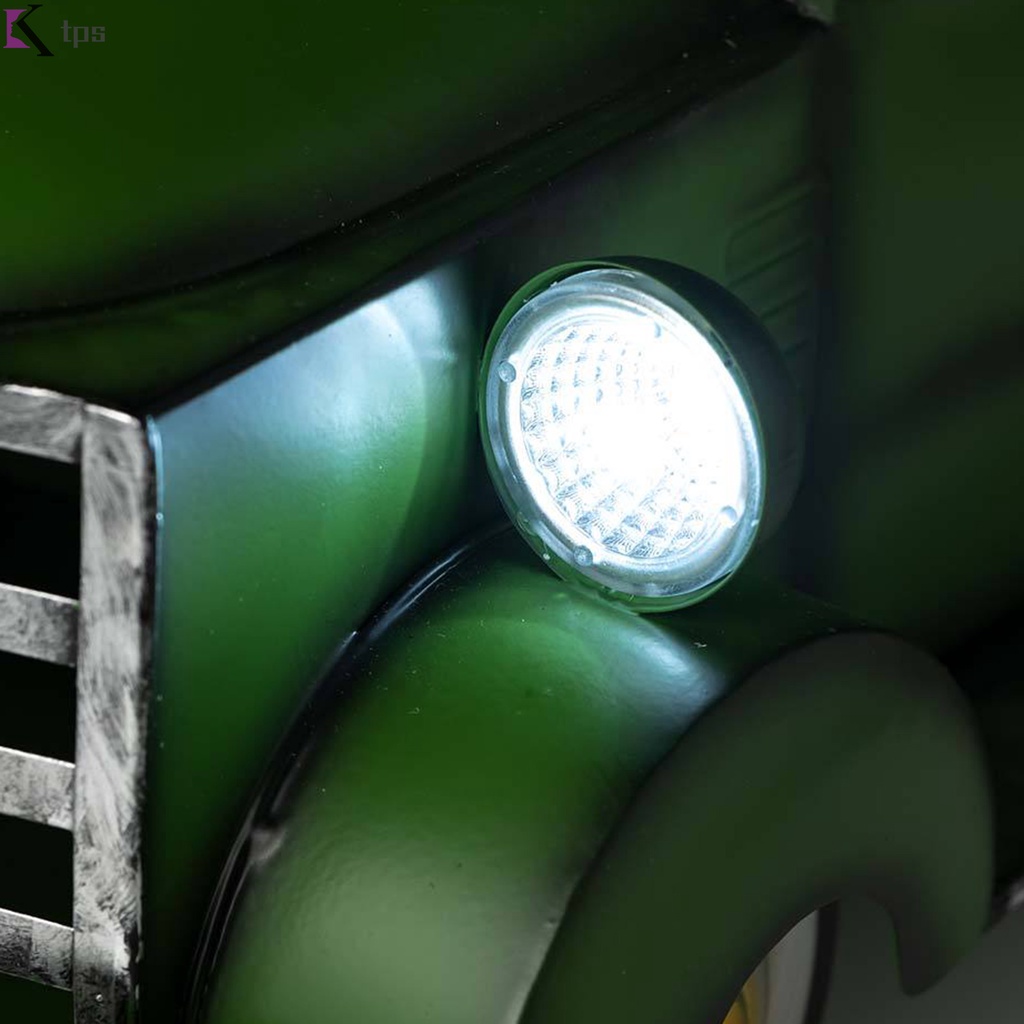 Đồ trang trí xe tải bằng Resin thủ công có đèn LED phong cách retro dùng năng lượng mặt trời
