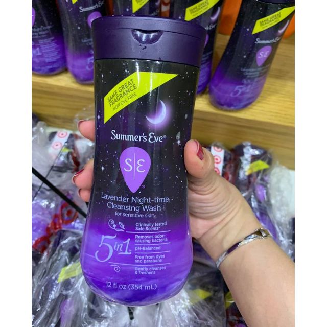 Dung dịch phụ khoa Summer's Eve Lavender Night-time Mỹ 354ml