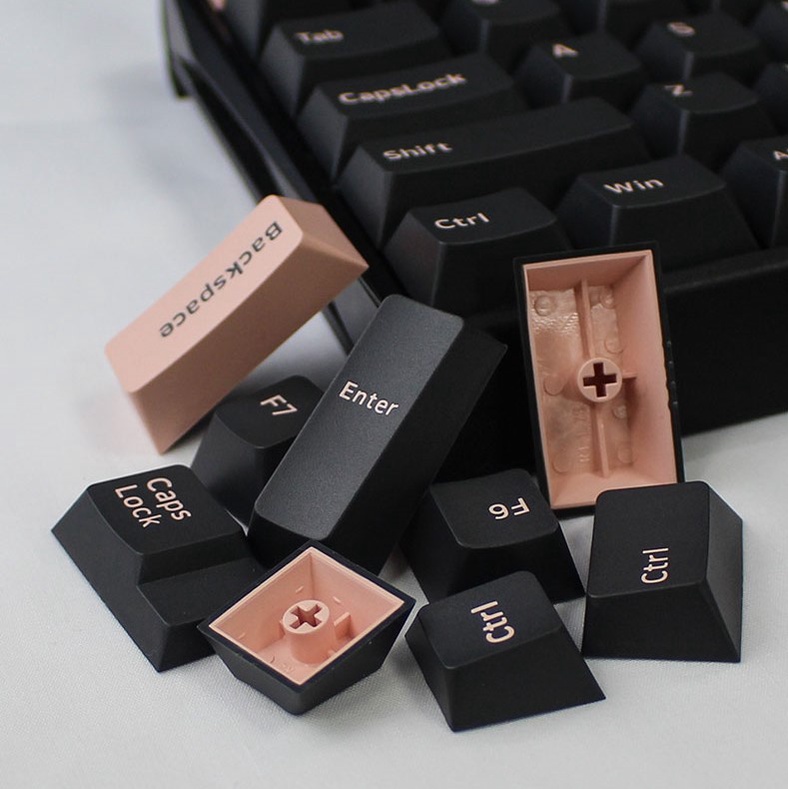 Set Keycap GMK Dark Olivia Clone PBT Double-Shot | Cherry Profile | Phụ kiện trang trí bàn phím cơ