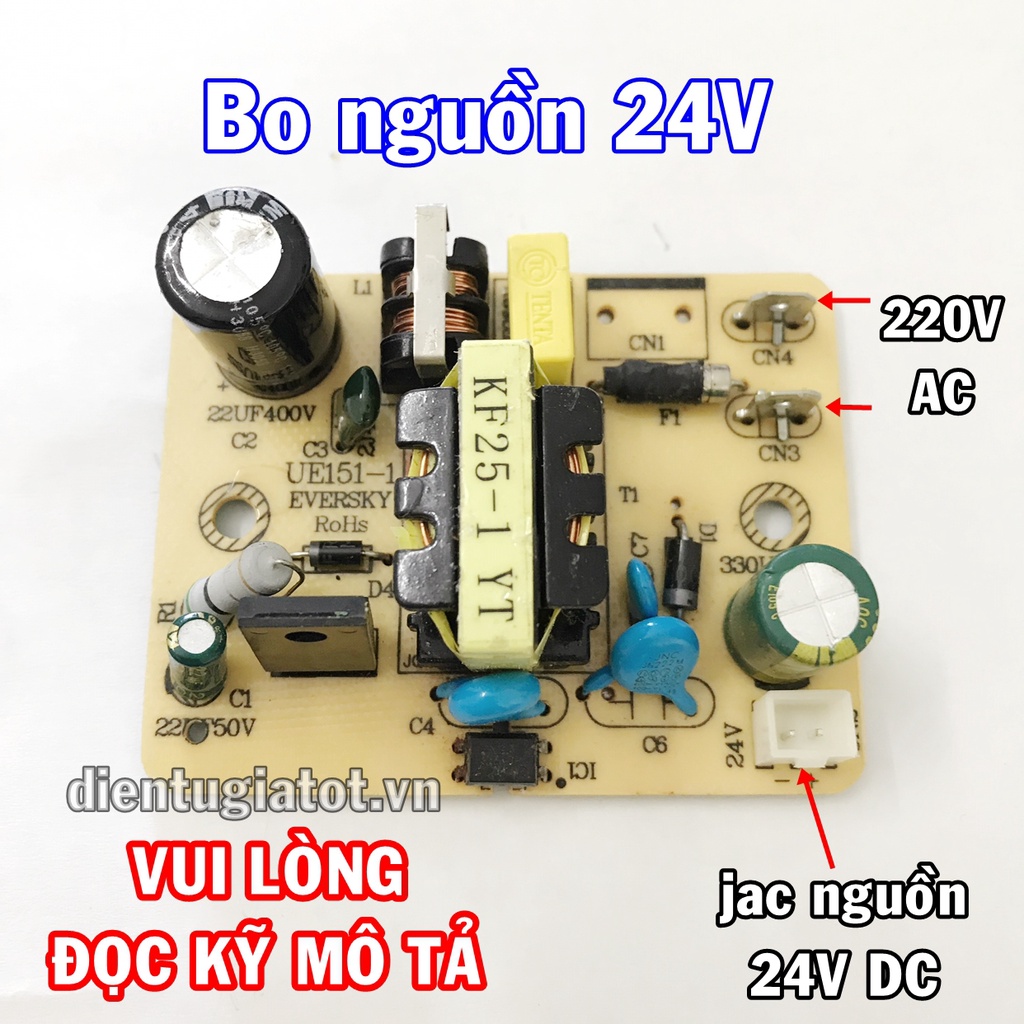 Combo mạch phun sương siêu âm 24V 20W