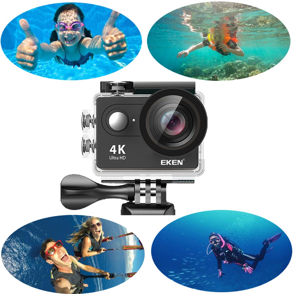 Camera hành trình sports Eken HR9 Ultra HD Wifi quay video 4K tặng đầy đủ bộ phụ kiện lắp đặt - Hàng nhập khẩu | BigBuy360 - bigbuy360.vn