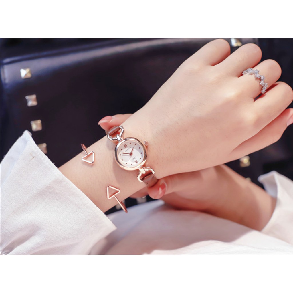 [CỰC ĐẸP] ĐỒNG HỒ NỮ DÂY DA VISER MẶT TRÒN DÂY NHUYỄN CỰC ĐẸP | BigBuy360 - bigbuy360.vn