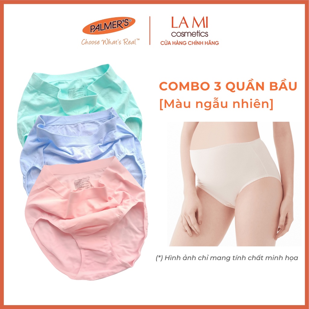 [Quà Tặng] Combo 3 Quần Lót Bầu Cotton cao cấp, co dãn 4 chiều Palmer's