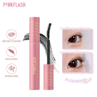 Mascara chuốt mi PINKFLASH PF-E06 6g nối dài tự nhiên chống nhòe lâu trôi không bong tróc không bết dính