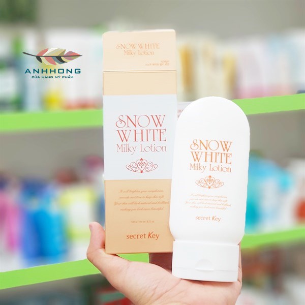 Sữa Dưỡng Thể Dưỡng Trắng Da Toàn Thân Secret Key Snow White Milky Lotion 120g