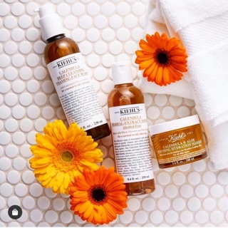 Bộ dưỡng da hoa cúc kiehls sữa rửa mặt, mặt nạ kiehls, toner nước hoa hồng hoa cúc , kem dưỡng serum hoa cúc calendula