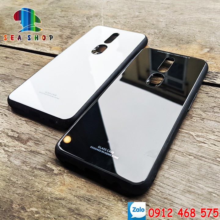 [TẶNG CƯỜNG LỰC] Ốp lưng OPPO F11 Pro -Viền nhựa dẻo -Mặt lưng sử dụng kính cường lực, màu sắc luôn tươi sáng