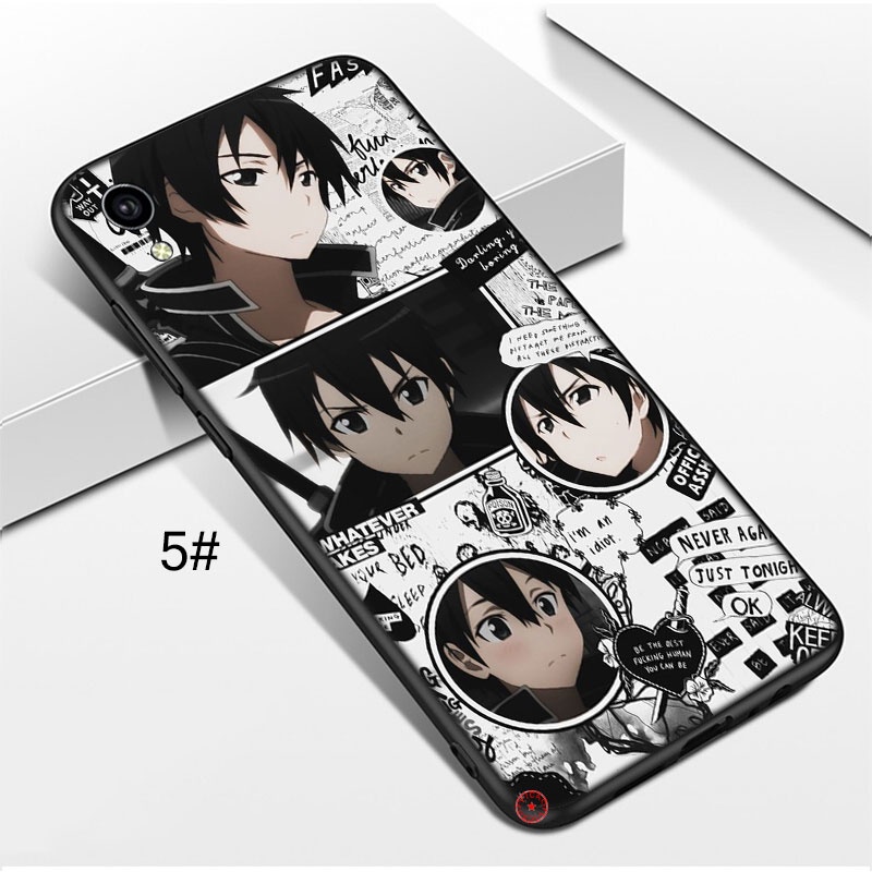 Ốp điện thoại hình Sword Art Online Kirito cho VIVO U3 Y5S Y11 Y11S Y12 Y15 Y17 Y19 Y20 Y20I Y20S Y30 Y50 Y53 V21 UOL89