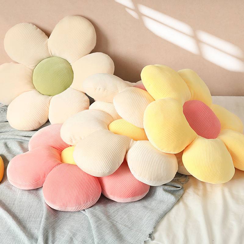 Đệm tựa lưng thiết kế hình hoa cúc xinh xắn cho ghế sofa/phòng ngủ/văn phòng