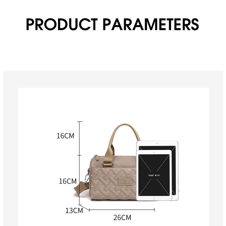 Túi Xách Tay Bằng Vải Nylon Phong Cách Mới Thời Trang Thường Ngày Cho Nữ