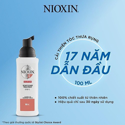 Tinh chất kích thích mọc tóc NIOXIN 100ml