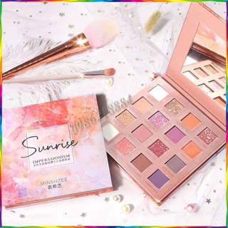 Bảng phấn mắt Minshzee Sunrise Imperssionism 16 ô màu SBH