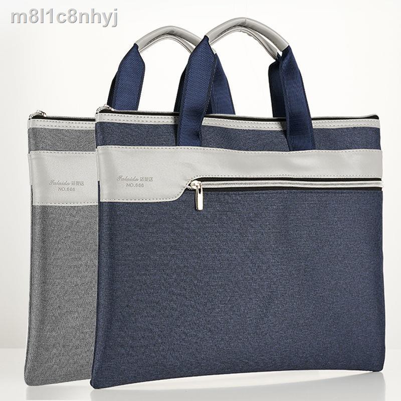 Túi đựng hồ sơ di động tài liệu A4 Hội nghị khóa kéo thông tin doanh nghiệp Văn phòng in ogo | BigBuy360 - bigbuy360.vn