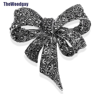 Ghim Cài Áo Hình Nơ Đính Đá Xinh Xắn