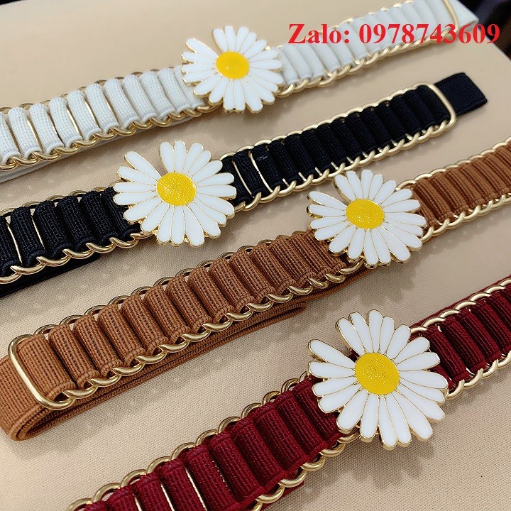 Đai váy thắt lưng nữ hot trend HOA CÚC