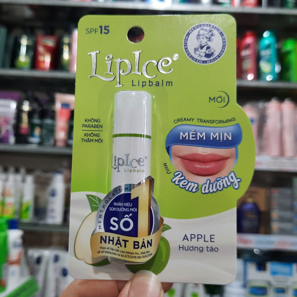 Son dưỡng LipIce Lipbalm Apple - Hương táo 4.3g