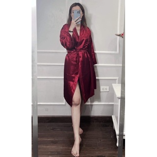 Áo choàng lụa spa