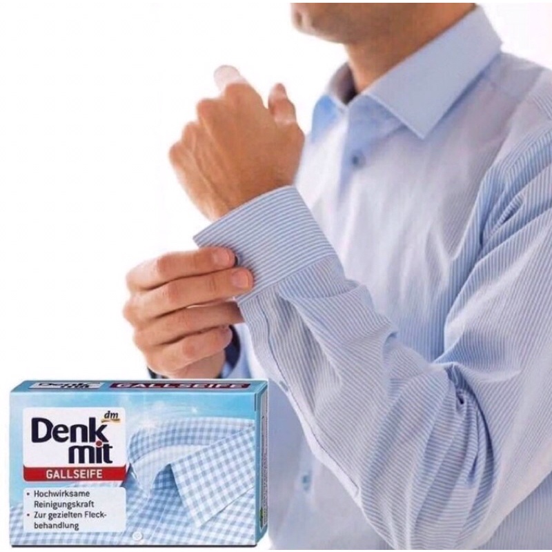 Bánh xà phòng tẩy trắng cổ áo DENKMIT của Đức