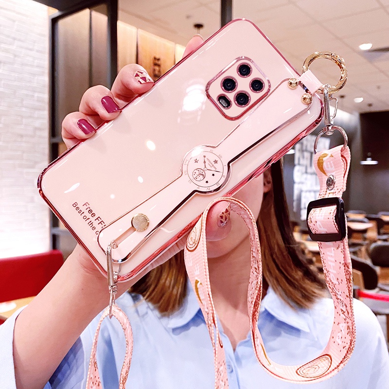 Ốp điện thoại có dây sang trọng cho Redmi Note 9s Redmi Note 9 Pro