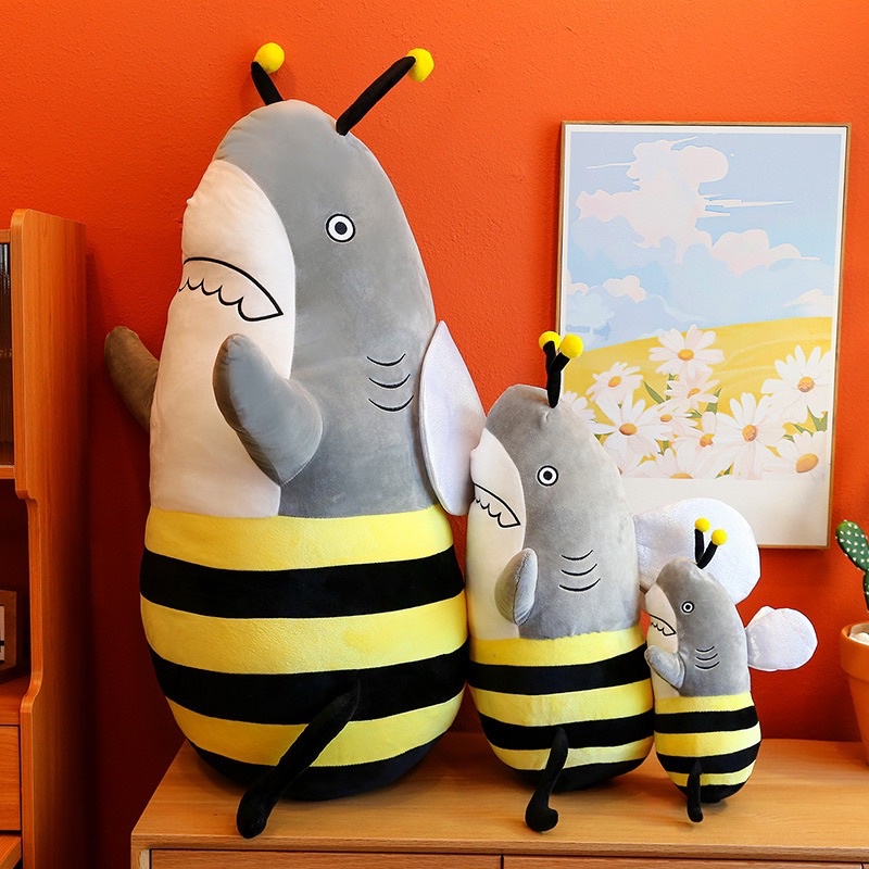 THÚ BÔNG CÁ MẬP ONG SHARK AND BEE CAO CẤP