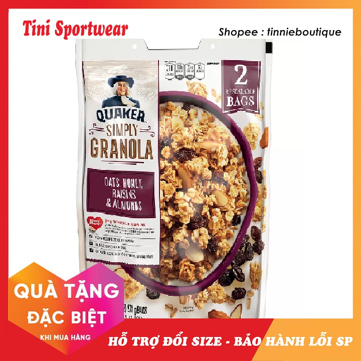 Yến Mạch Ăn Liền Quaker Granola 987G