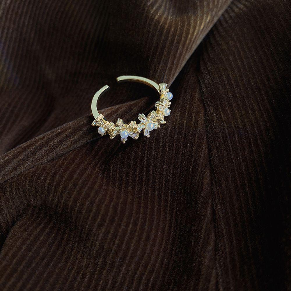 MOCHO Nhẫn Hình Hoa Phong Cách Retro Thời Trang Cho Nữ