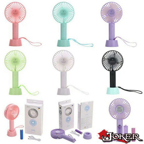 Quạt mini cầm tay tích điện 3 chế độ gió