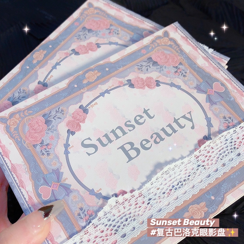 Phấn mắt 15 ô Sunset Beauty nội địa trung
