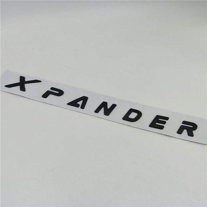 Chữ nổi Xpander dán capo xe ô tô
