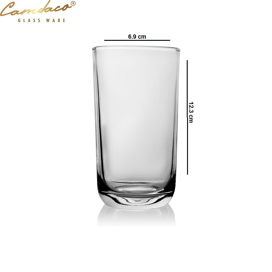 FREESHIP TOÀN QUỐC 50K - BỘ 6 LY THỦY TINH BẦU CAO 280ML - Camdaglassco