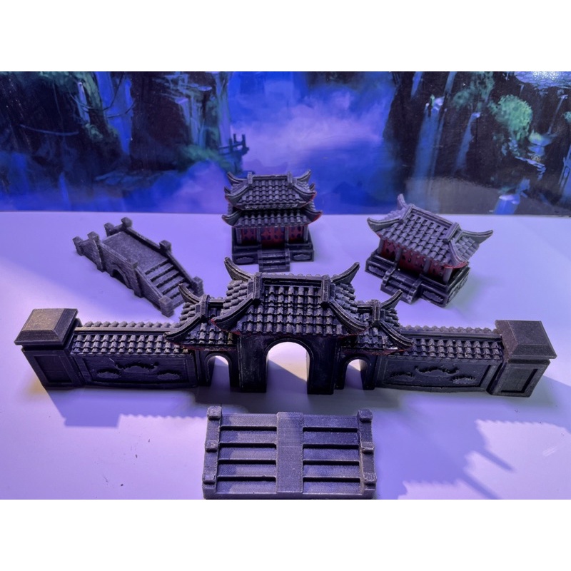 Tường mini bộ nhà Kelsey 2 - Phụ kiện trang trí tiểu cảnh, bể cá, non bộ, sân vườn