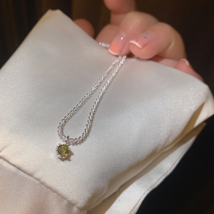 Vòng cổ sáng bóng sang trọng hàn quốc thời trang xương quai xanh trang sức cao cấp