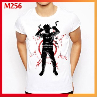 [Siêu Hot] Áo thun Nam Naruto Sasuke Kakashi Anime - Form rộng BIGSIZE AZ M256