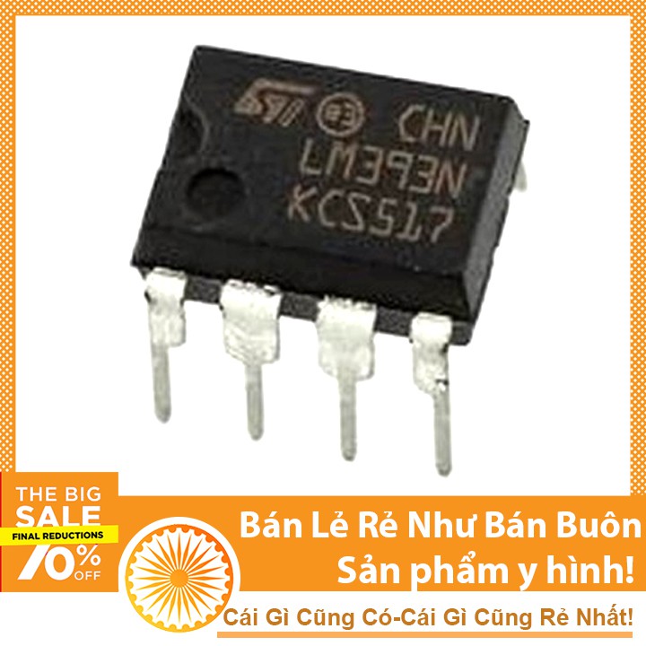 Ic So Sánh LM393 Chân Cắm 8 Chân | BigBuy360 - bigbuy360.vn