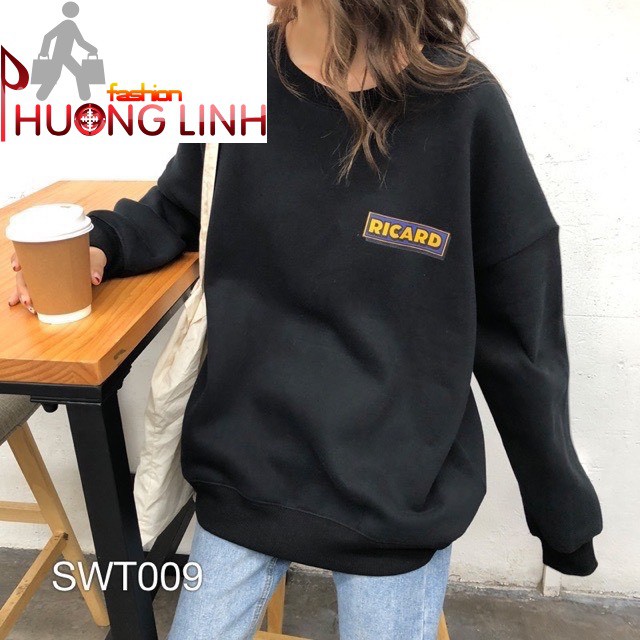 Áo nỉ cổ tròn sweater unisex Drink Ricard Your - Trang phục thu đông - Áo nỉ mùa lạnh | BigBuy360 - bigbuy360.vn