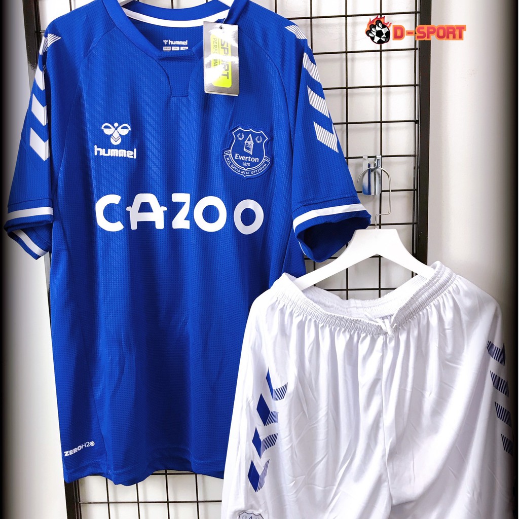 Quần Áo Bóng Đá CLB Everton Home 20/21 - Hàng Nhập Thái - Vải Mè Cao Cấp