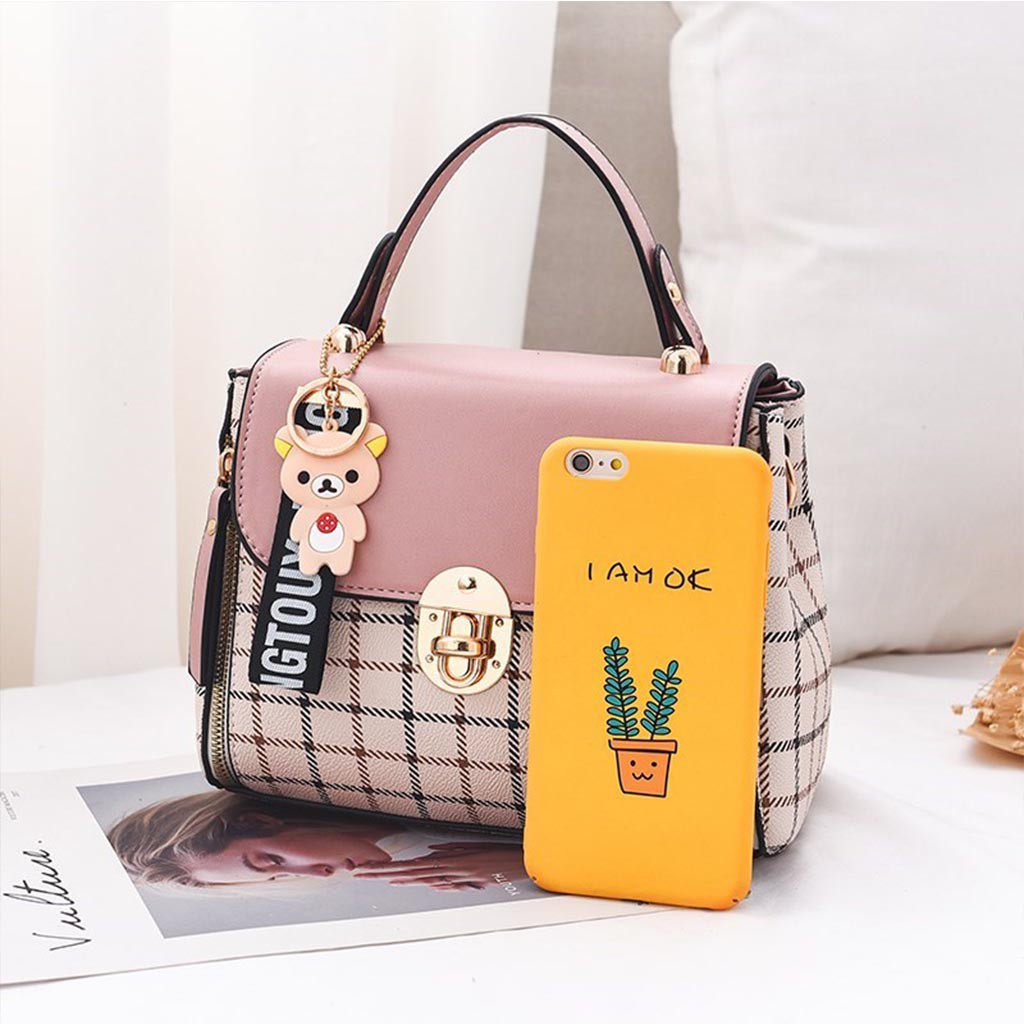 Túi Xách Nữ - Túi Đeo Vai Đeo Chéo Caro Thời Trang Đi Học Đi Chơi | BigBuy360 - bigbuy360.vn