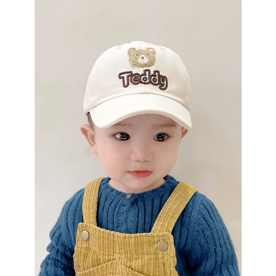 Mũ Lưỡi Trai Thêu Họa Tiết Hoạt Hình Phong Cách Hàn Quốc Thời Trang Cho Bé 1 - 3 tuổi