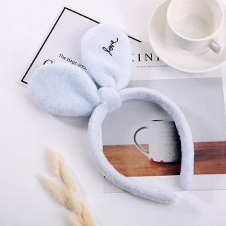 cài tóc tai thỏ dạng lông xù