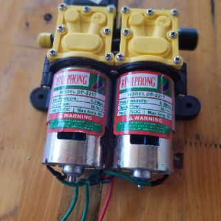 MÁY RỬA XE  mini 12V bơm áp LỰC ĐÔI Đỉnh Phong