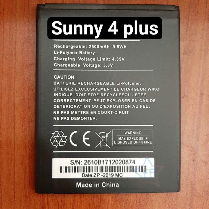 Pin Wiko Sunny 4 Plus