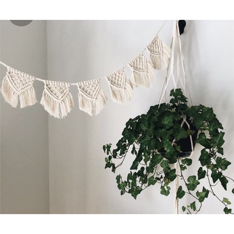 Dây Macrame treo tường 1m, 2m