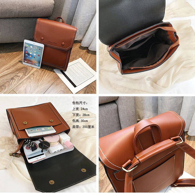 Balo Da Nữ Đẹp Đi Học Mini Cao Cấp Thời Trang VINTAGE Giá Rẻ Vela Store BL02