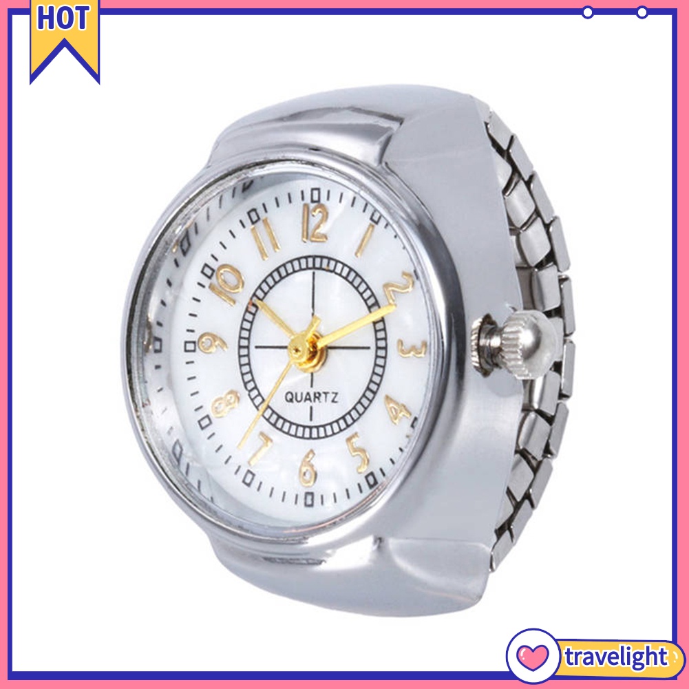 Nhẫn đồng hồ số Ả Rập thời trang cho nam nữ