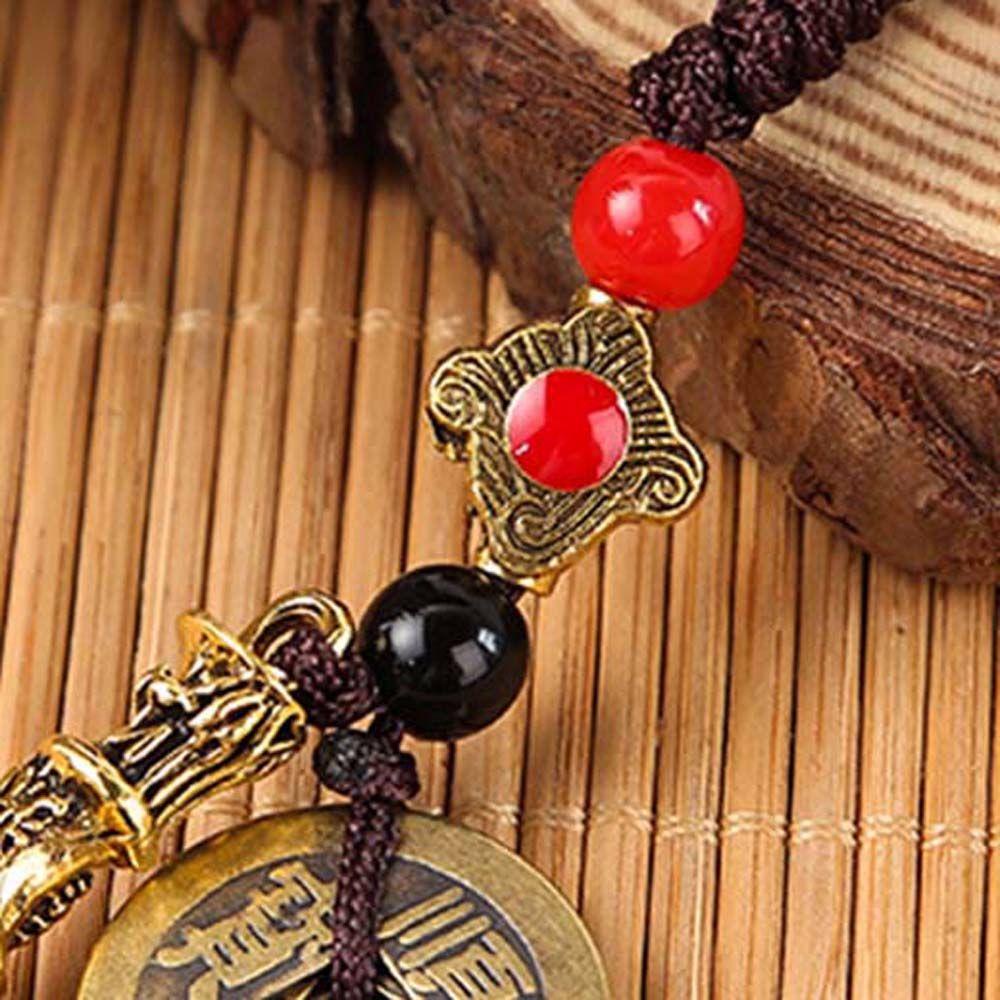 Móc Chìa Khóa Xe Hơi Bằng Đồng Thau May Mắn Phong Thủy Cổ Điển