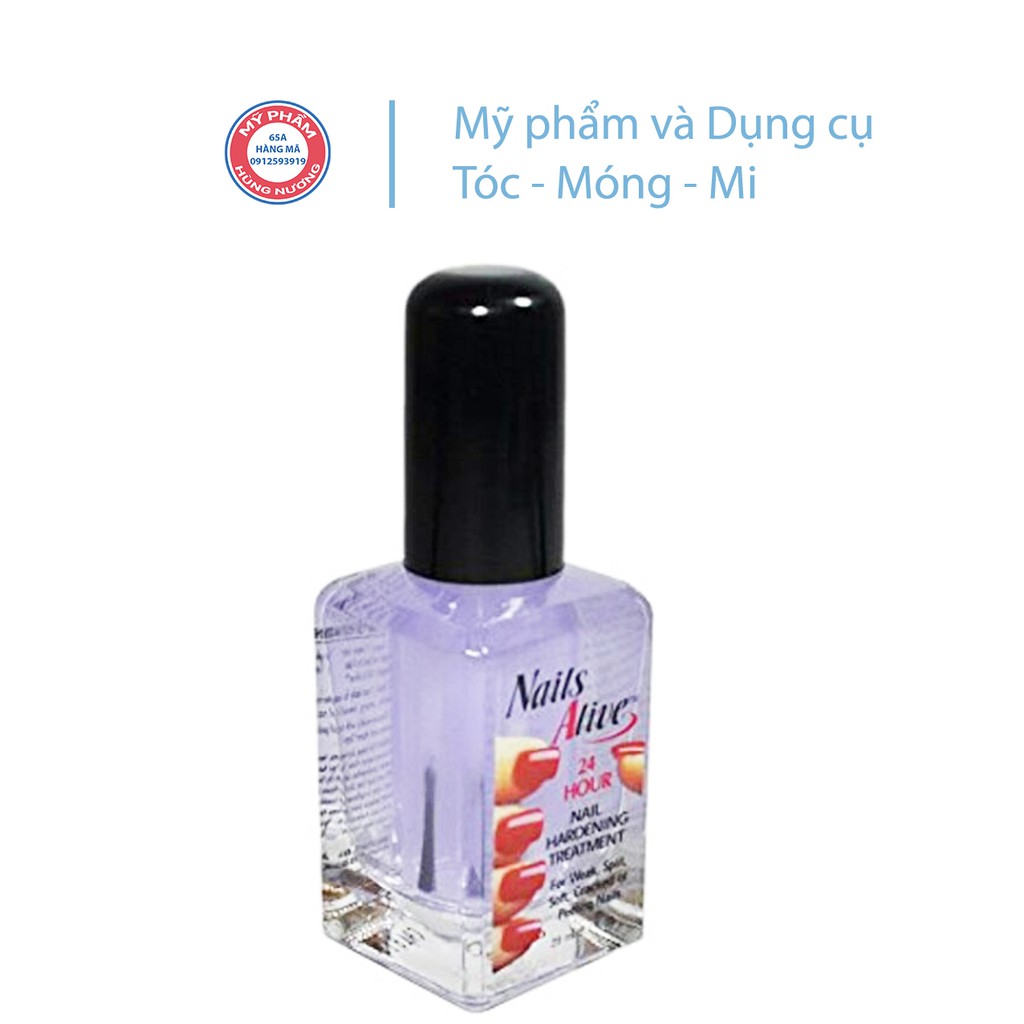 Sơn dưỡng Nail Alive 29ml chai vuông tím thơm