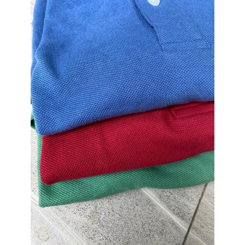Áo thun có cổ polo nam phối viền Gu xuất khẩu